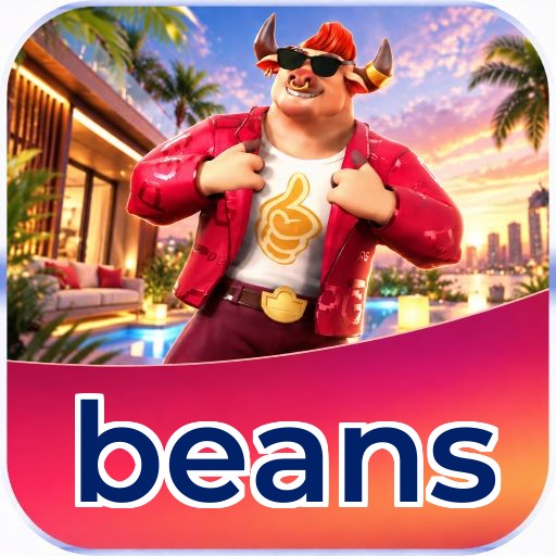 Interface da plataforma beans mostrando slots populares e bônus de boas-vindas